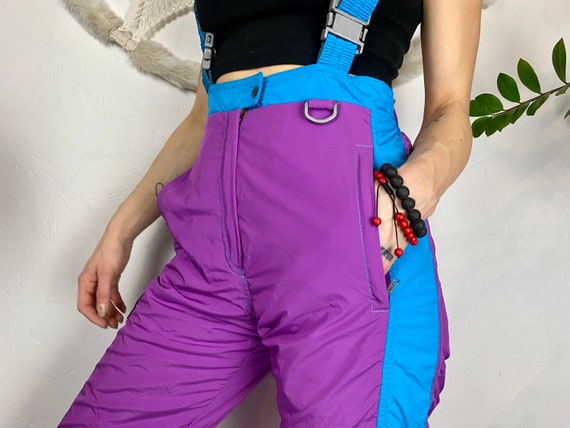Purple salopettes ladies sale