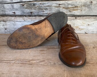 Vintage Brown Leather Dress Shoes TYCOONS Size Canada