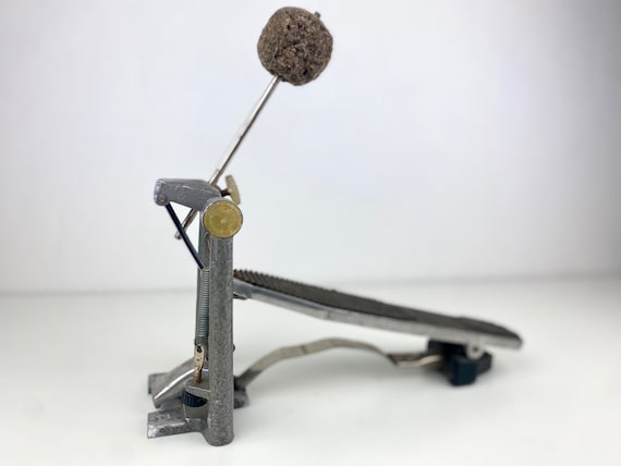 Vintage RMIF drumpedal, musical retro drum accessories, footpedal, 70s Musical Instrument Factory of Riga