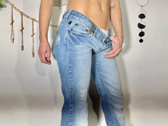 Patchwork pocket ROBERTO CAVALLI Y2K Patchwork De… - image 5