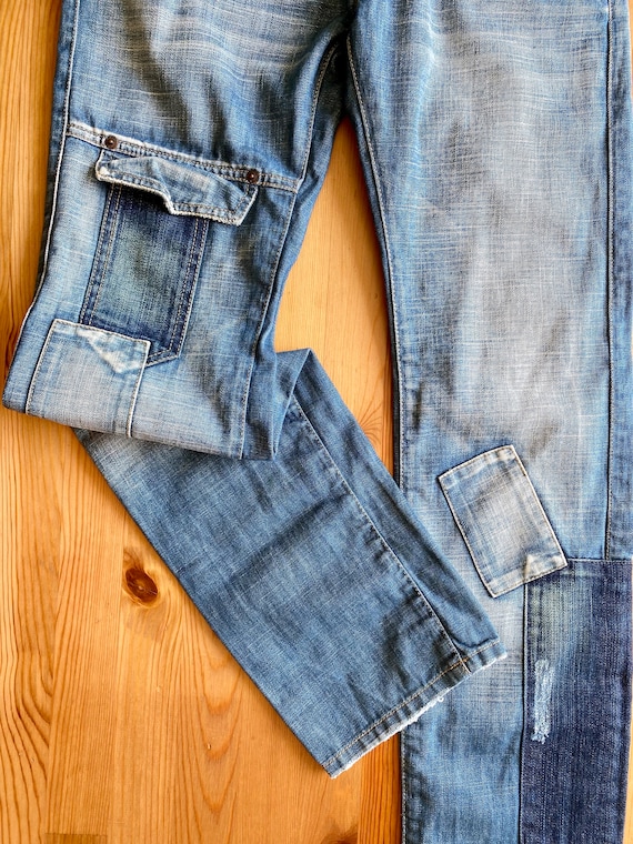 Sexy Patchwork Ripped Denim Jeans Sexy Patchwork Ripped Denim Jeans