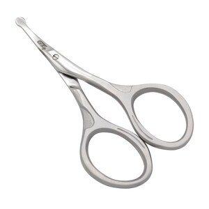 Nose Hair Scissors, Rounded Tip Facial Hair Trimming Scissors ...