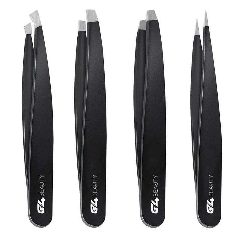 Tweezers Set 4piece Professional Stainless Steel Tweezers Etsy UK