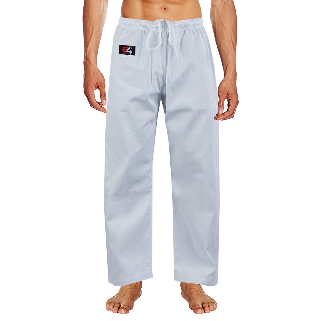 G4 VISION Adult Karate Pant Trousers Martial Arts Student Karate Suit