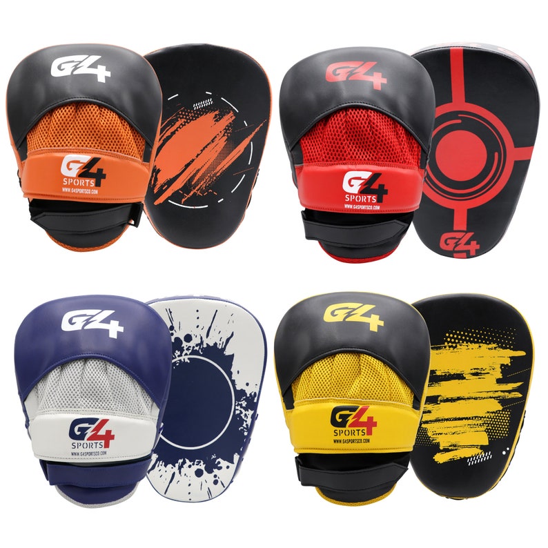 Curved Focus Pads Hook and Jab Bag Kick MMA Training Punching Boxing Gloves Gym image 1