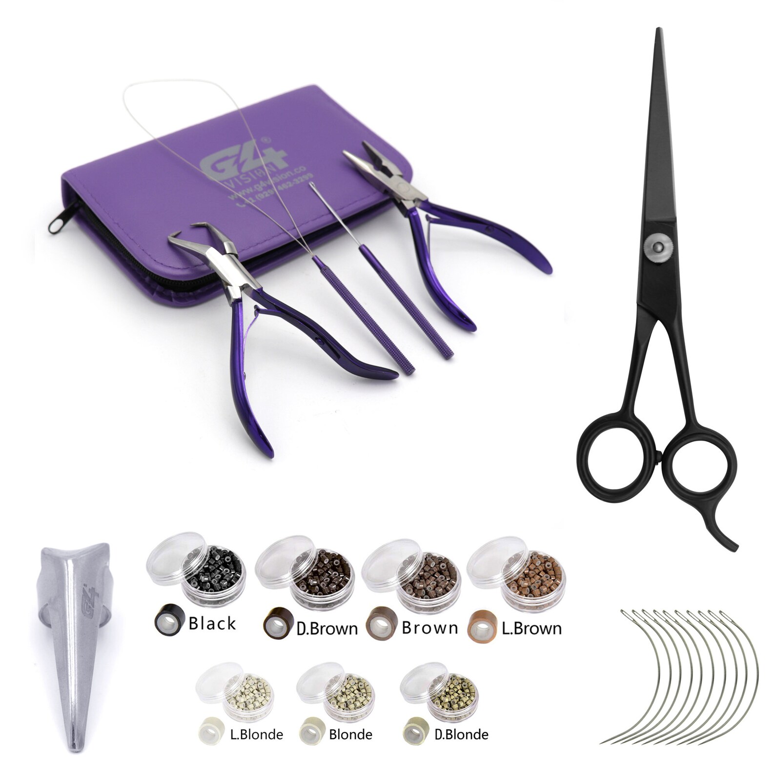 Professional Hair Extension & Beading Tool Kit Plier Set for Etsy