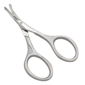 Nose Hair Scissors, Rounded Tip Facial Hair Trimming Scissors ...