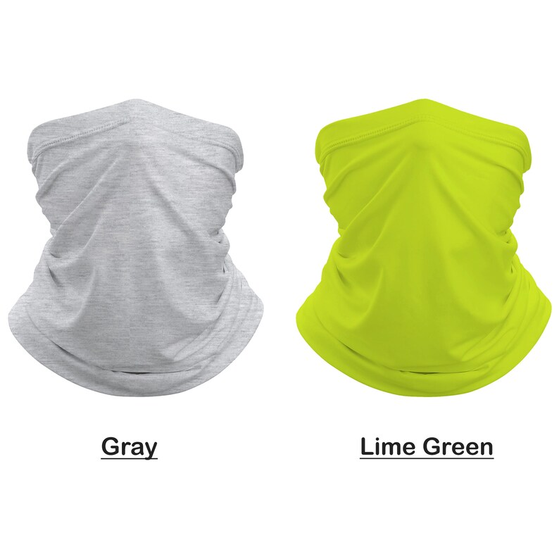 Neck Gaiter Face Mask Balaclava Neckerchief Bandanna Headband Etsy