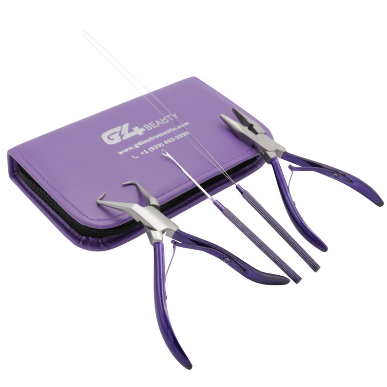Professional Hair Extension & Beading Tool Kit Plier Set for Etsy