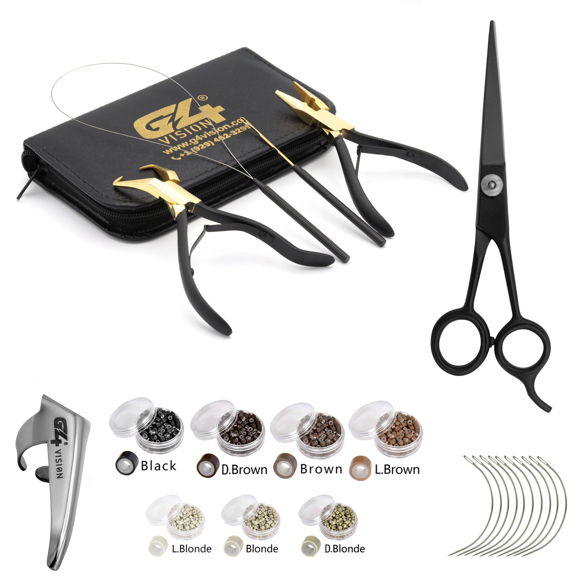 G4 VISION Professional Hair Extension Beading Tool Kit Remove