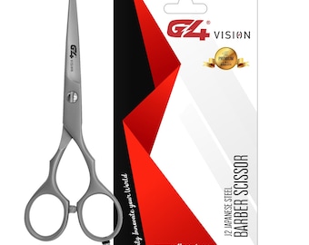 G4 J2 Japanese Barber Scissor for Hair Scissors Hair Trimming Razor Edge Cutting Haircut Shears Stainless Steel 5.5 inch