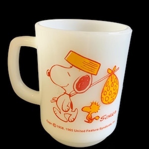 Fire king snoopy mug - Etsy 日本