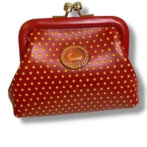 DOONEY&BOURKE ドゥーニーアンドバーク ケース ヴィンテージ Dooney & Bourke カブリオレザー キスロック コイン