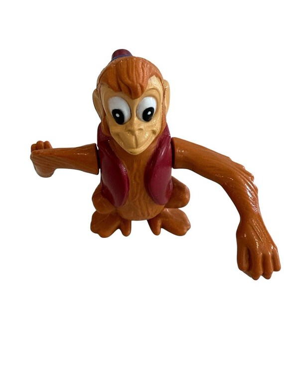 1992 Burger King Disney Abu Aladdin's Monkey Wind up Toy Vintage