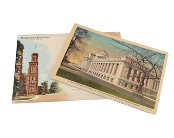 Smithsonian Institution Lot 10 Washington DC Linen Postcards Souvenir VTG. HHP