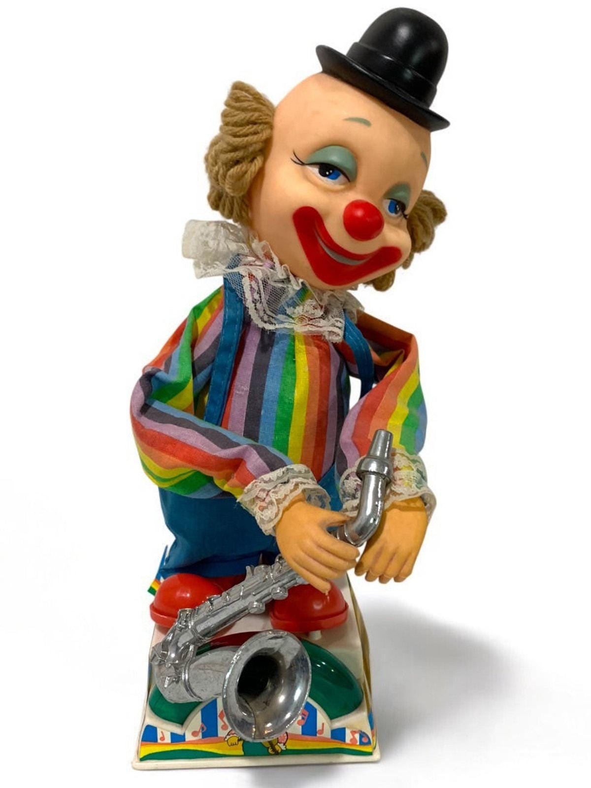 The Saxophonist Mr. Bob Fu Shin Toys Clown Musical Light up 13