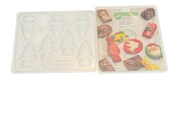 2 Vintage Christmas Candy or Chocolate Molds by Appolo And Wilton