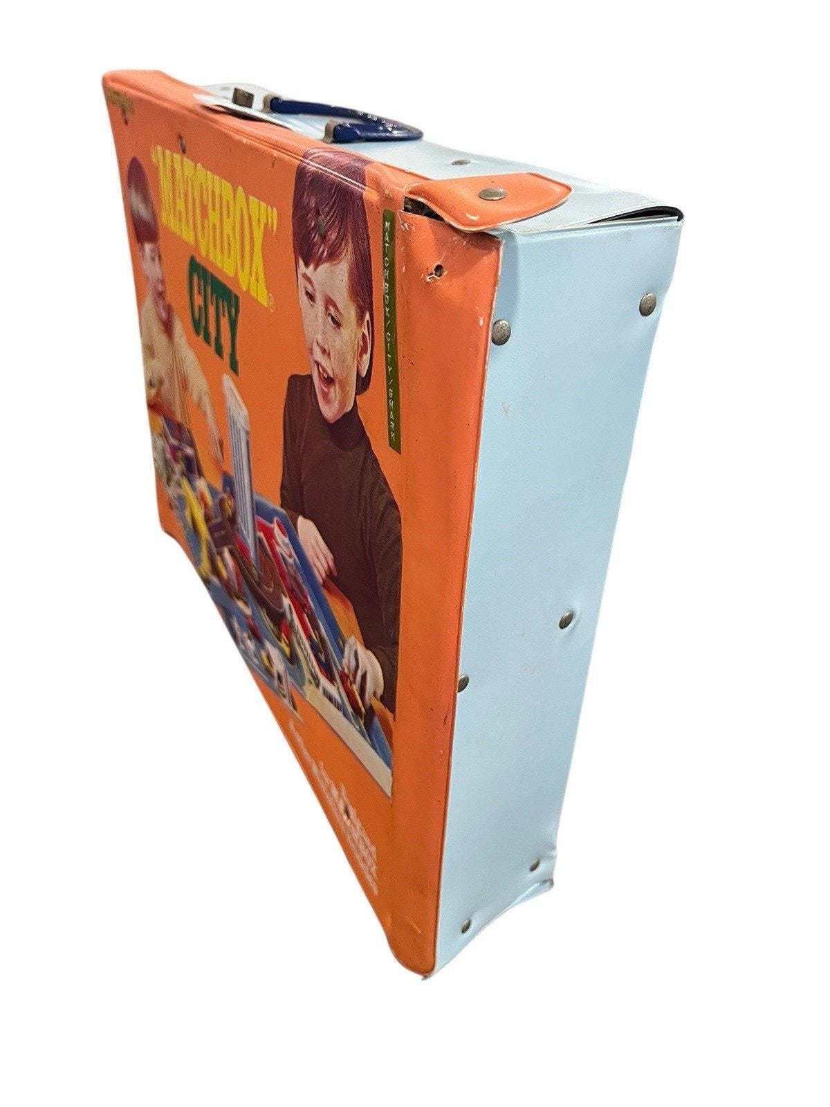 MATCHBOX キャリーケース 1981 Vintage Matchbox City Play Set Vinyl 1973 Carry Case Travel All in