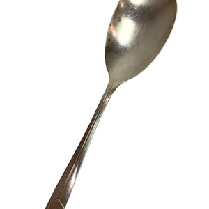 Vintage Holmes and Edwards IS Casserole Serving Spoon Monogram &quot;G&quot;