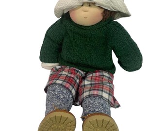 1996 Little Souls Inc "David" Handmade Plush Doll Gretchen Wilson 24"