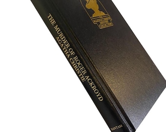 Agatha Christie Mystery Collection Bantam Leatherette The Murder of Roger Ackroyd 1980s