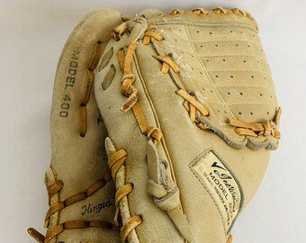 Vintage Ted Williams Model 400 Leather Baseball Glove Japan 16199