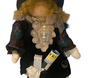 1997 Little Souls Inc Liza A Swanky Soul Handmade Plush Doll Gretchen Wilson 24"