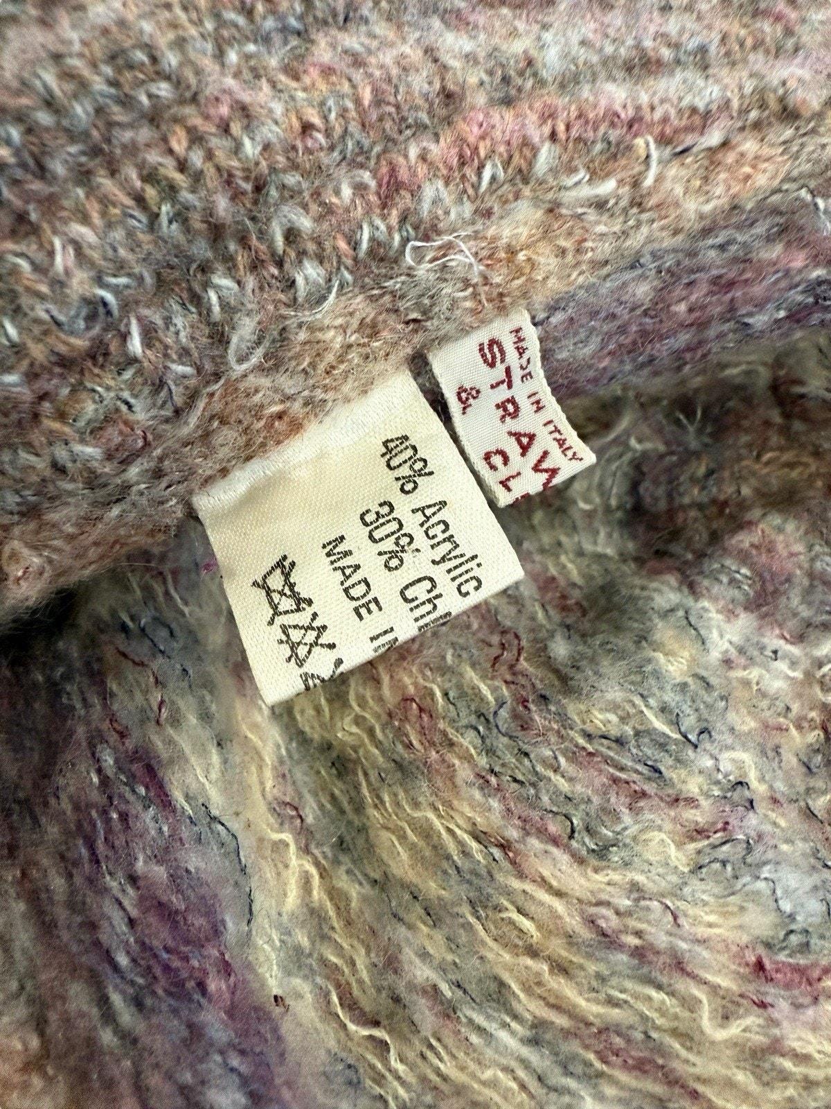 VTG Wool Blend Made In Italy One Size Knit Beanie Hat Strawbridge Clothier 100% Merino Wool Hat | Knit Rigger Hat | USA Made – Duckworth main image 2