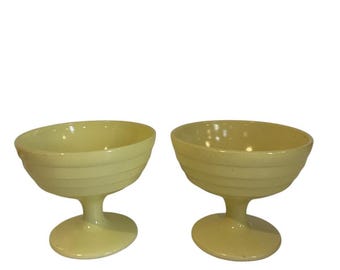 ヘーゼルアトラス　デザートカップ　シャーベット　パステル6個セット　ビンテージ ヘーゼルアトラス デザートカップ シャーベット パステル6個セット