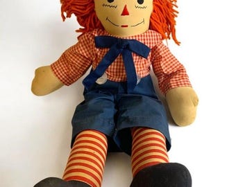 Vintage Large Raggedy Ann doll RESERVED PERIL - Etsy 日本