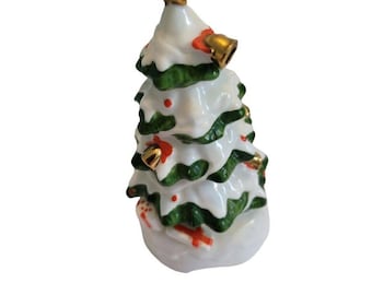 Ceramic Christmas Tree Hand Bell Dinner bell Taiwan