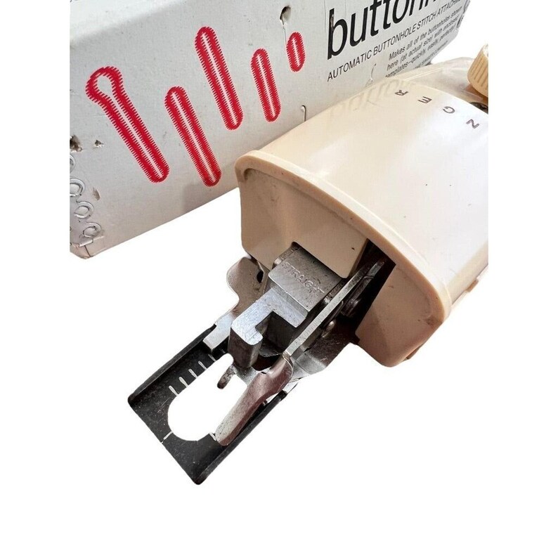 Vintage Singer Buttonholer With Book and Attachments - Etsy
