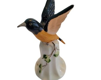 Ardalt Lenwile Bone China Bird Figurine Bell Orioles