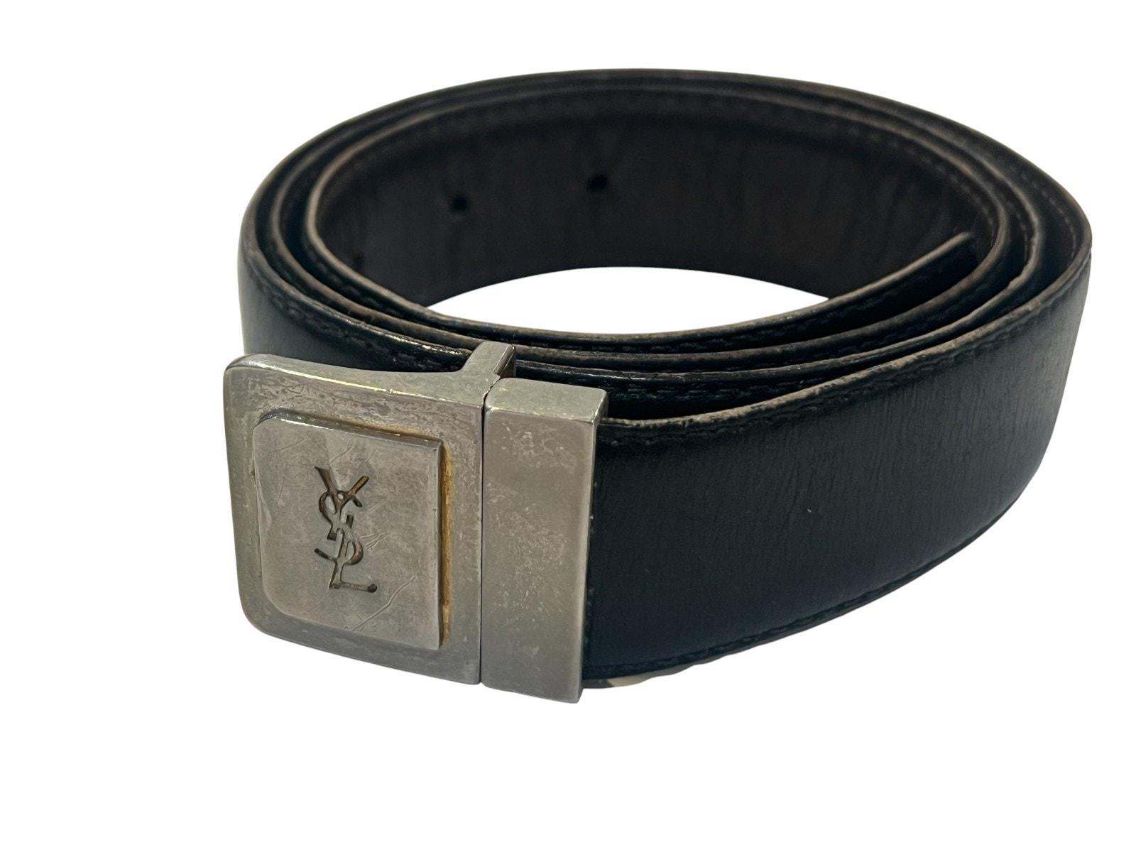 Ysl Reversible Belt - Etsy
