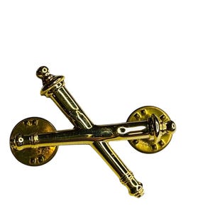 US Army Field Artillery Officer Insignia Pin 1.5&quot; G-23