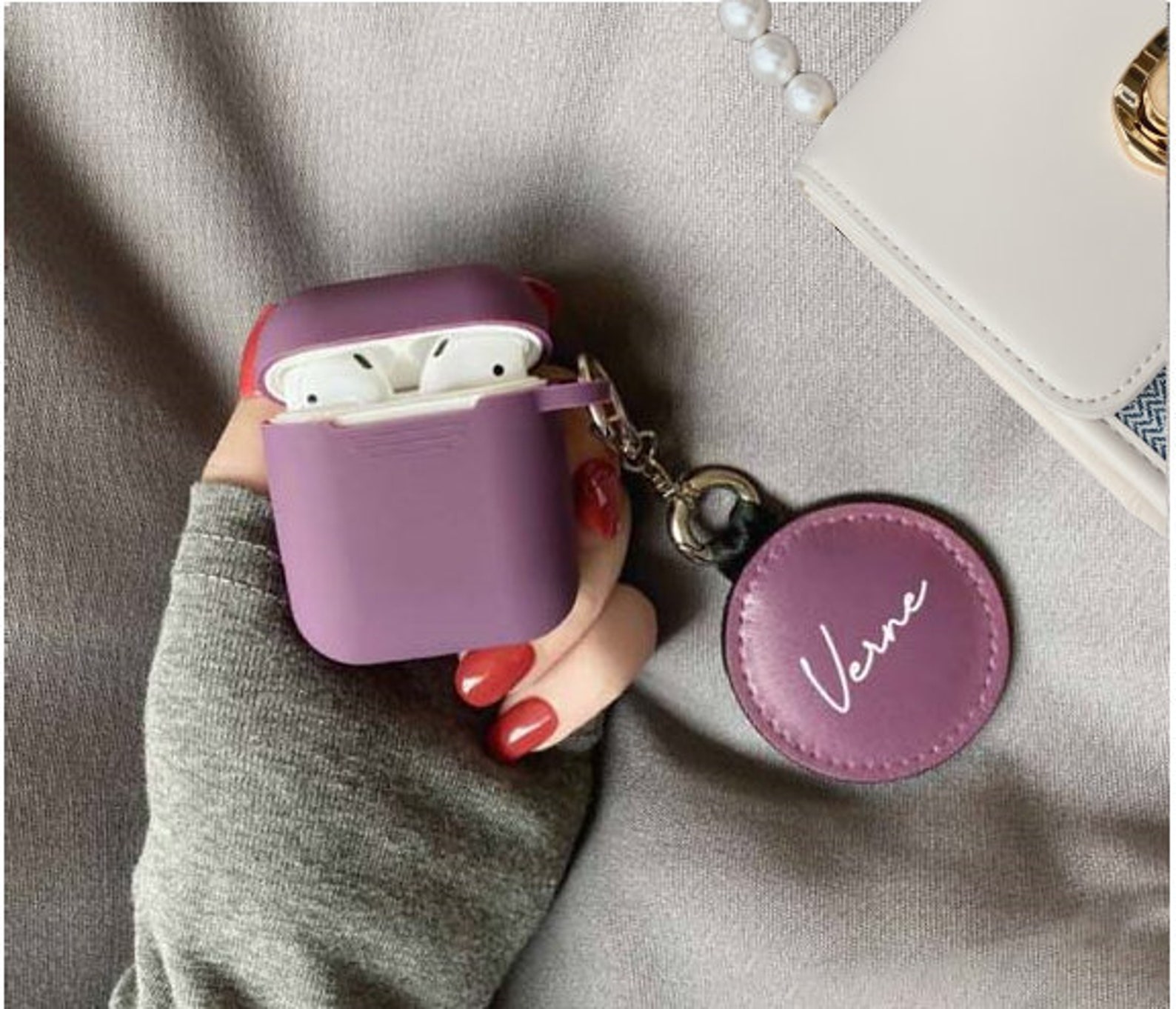 Custom Airpod Casepersonalized Airpods Case PU Etsy