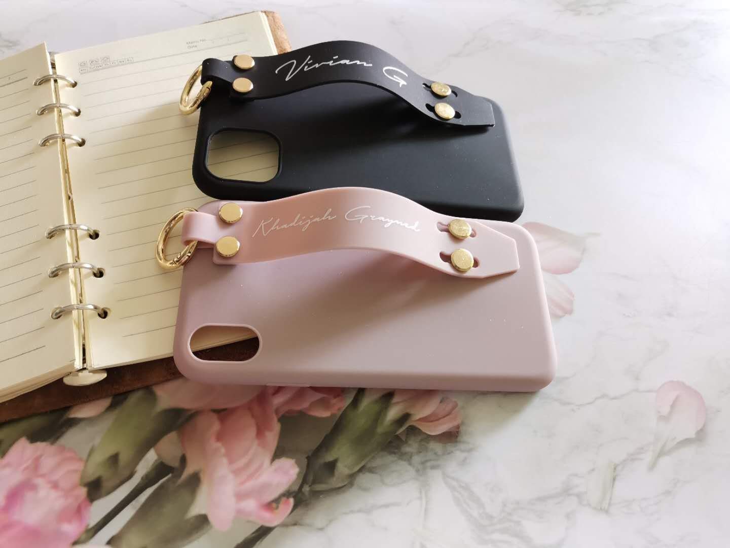 Custom Phone Casepersonalised Hand Wrist Strap Iphone Etsy