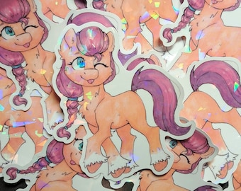 Sunny Starscout My little pony holo sticker