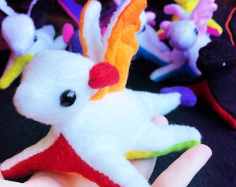 LGBT+ Miniature Plush Dragons 7 Inch Hand-Sewn