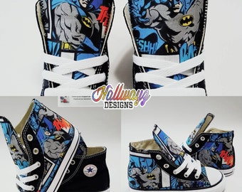 Custom Batman Converse Shoes