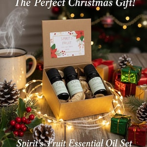 BEST Christmas gift / Essential Oils Gifts/Spirit’s Fruit Trio set/ Holiday Diffuser Blends/ Natural Christmas Scents