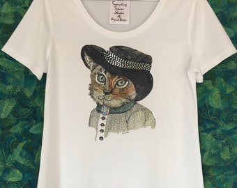 Women's Shirts, Shirts with Bling, Shirts for Cat Lovers, Gifts for Women, Gifts for Mom, Shirts with Cats, Cats