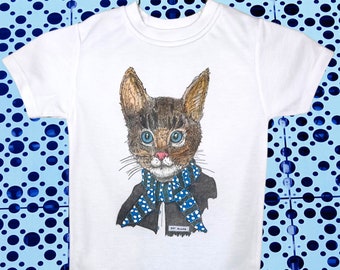 Toddler Tee, Toddler Shirt, Shirt with Cat for Kids, Cats, Gifts for Kids, Gift for Child, Gift for Grandchild, Gift for Boy, Gift for Girl