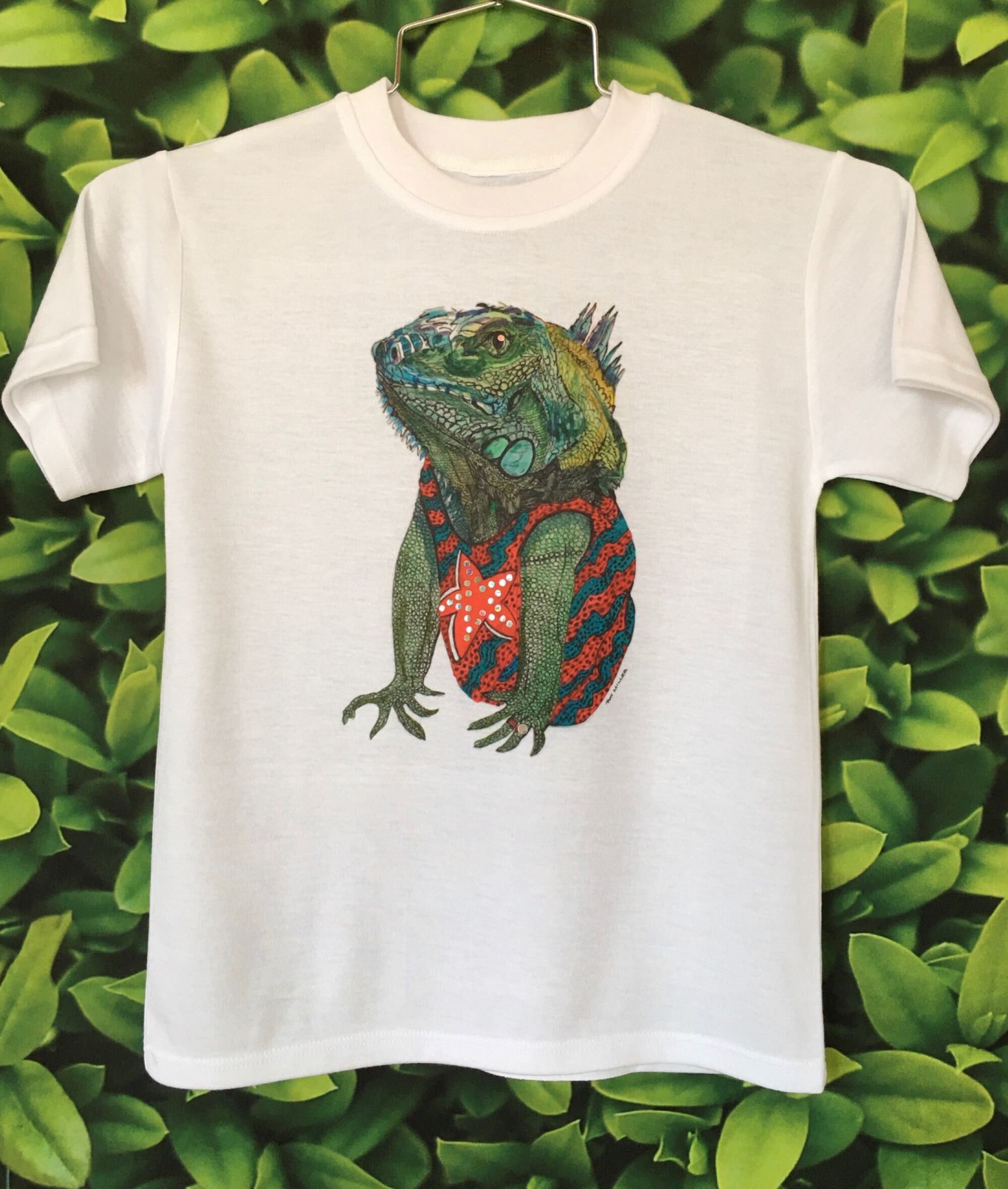 iguana hawaiian shirt