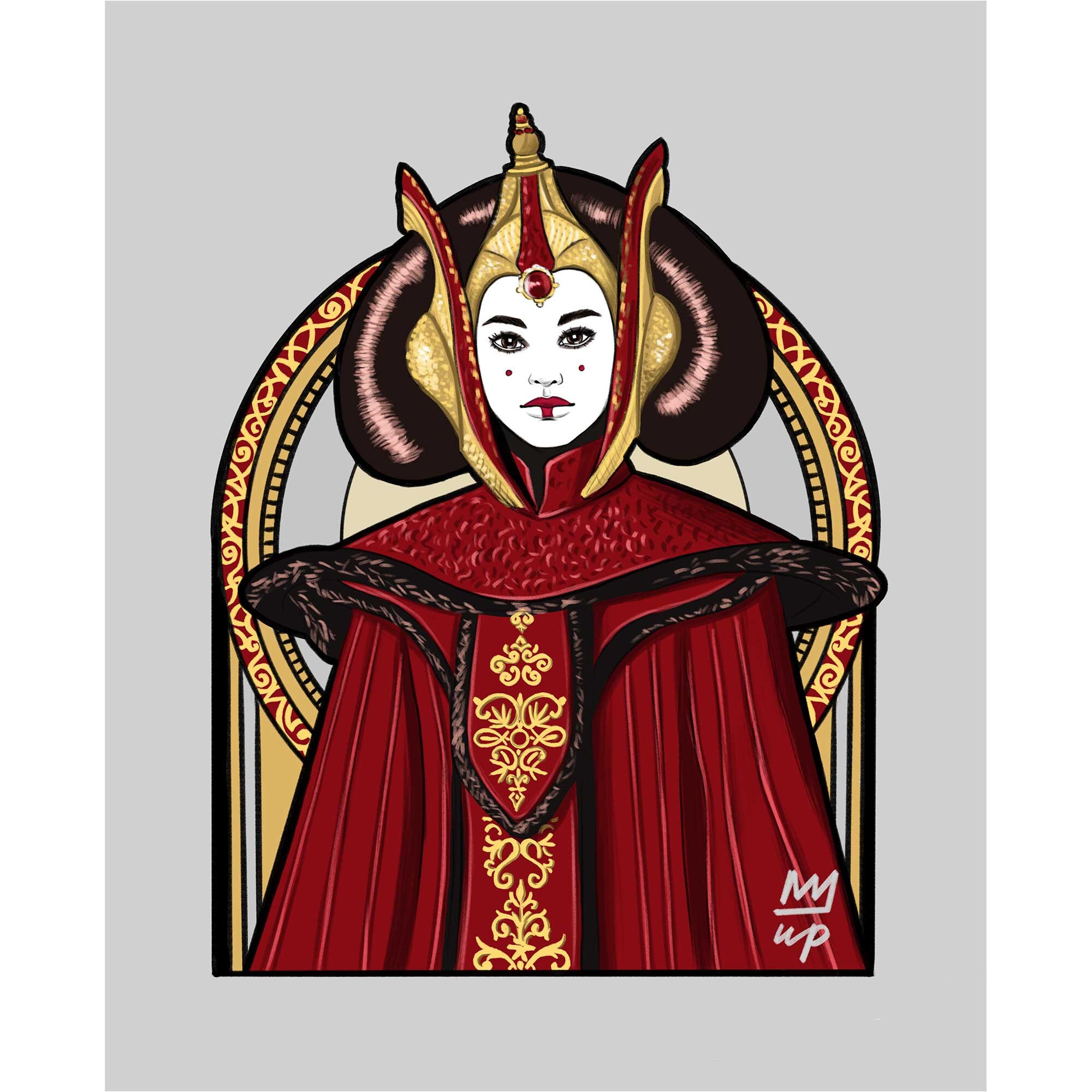 Padme Amidala Printable Poster Dorm Decor | Etsy