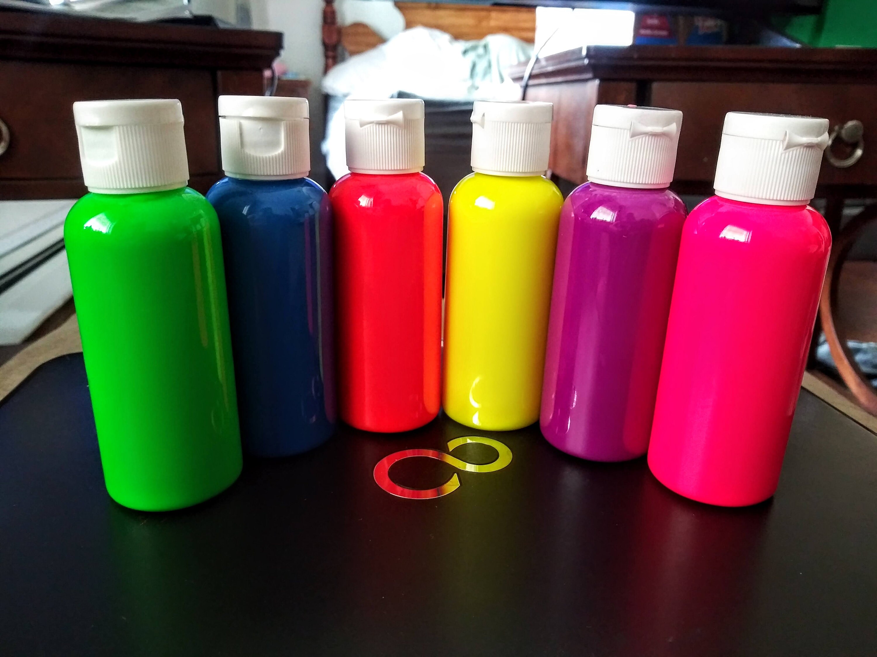 Liquid Neon Pigment Soap and Bath Safe Color 3 oz Full Color Etsy