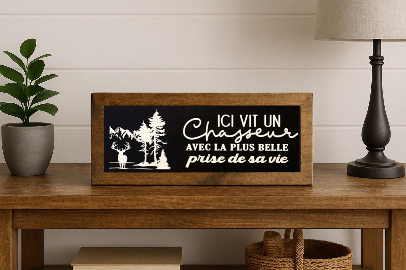 Enseigne Murale Bois Vintage Burwood - Oies 'Welcome', Décor Campagne, Années 80