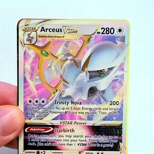 Arceus Pokemon Card, Pokemon Metal Cards Collection