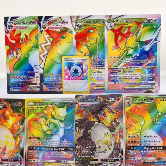 JUMBO Pokemon Cards Custom Holo Cards Etsy UK