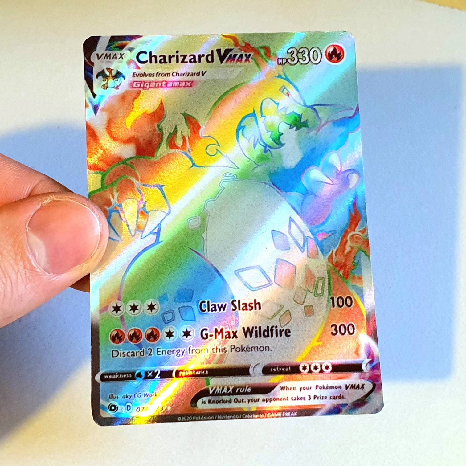 Vmax Pokemon Cards Rainbow Rare Realmscans - PELAJARAN